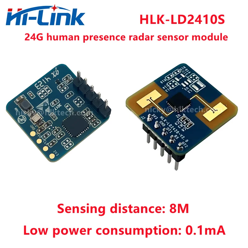 Hi-Link Rohs/FCC/CE 24G HLK-LD2410 LD2410C LD2402 LD2450 LD2401 Smart Home/Hotel Human Presence Motion Sensor Radar Module - Image 7