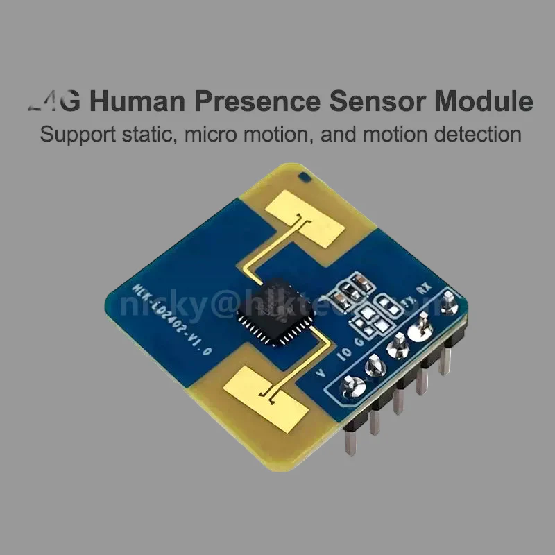Hi-Link Rohs/FCC/CE 24G HLK-LD2410 LD2410C LD2402 LD2450 LD2401 Smart Home/Hotel Human Presence Motion Sensor Radar Module - Image 9