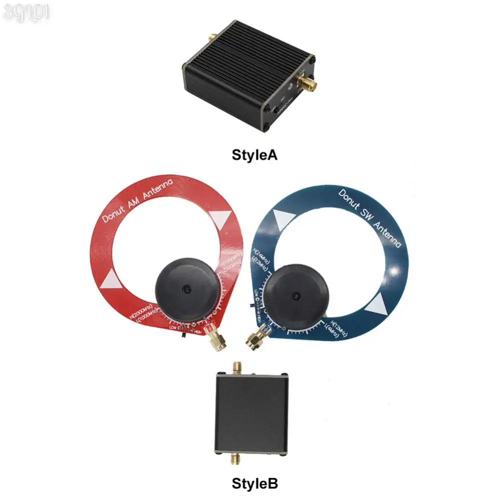High Impedance Amplifier Small Loop Antenna 1Hz-300MHz Doughnut Short Wave Antenna 5V 600mA for HackRF One for SDR Walkie Talkie - Image 3