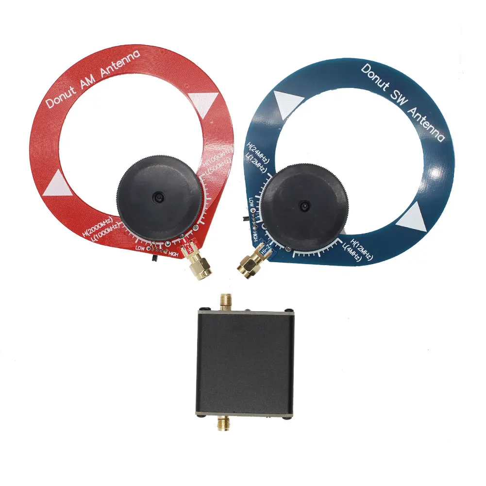 High Impedance Amplifier Small Loop Antenna 1Hz-300MHz Doughnut Short Wave Antenna 5V 600mA for HackRF One for SDR Walkie Talkie - Image 8