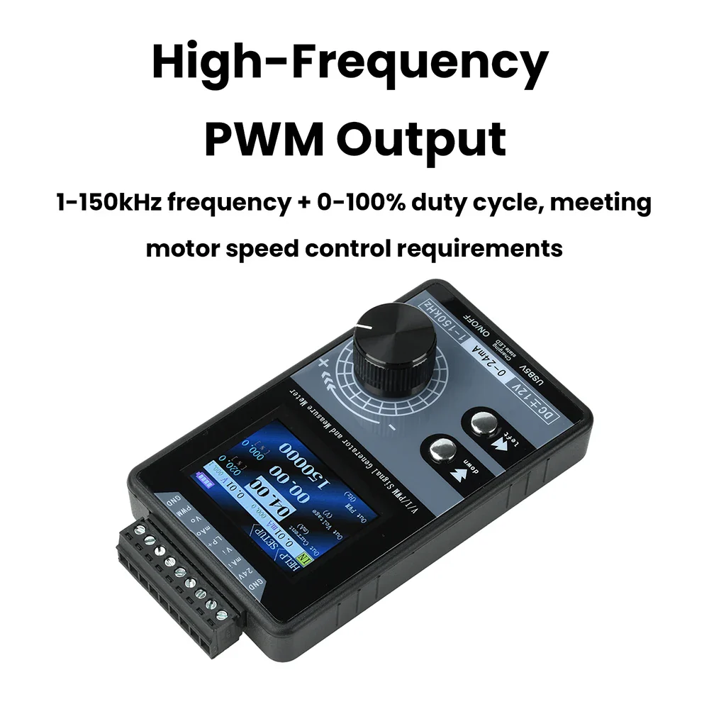 High-Precision Handheld PWM Pulse Signal Generator 0-20mA 4-20mA 0-10V Current Voltage Output Signal Source Analog Simulator - Image 3