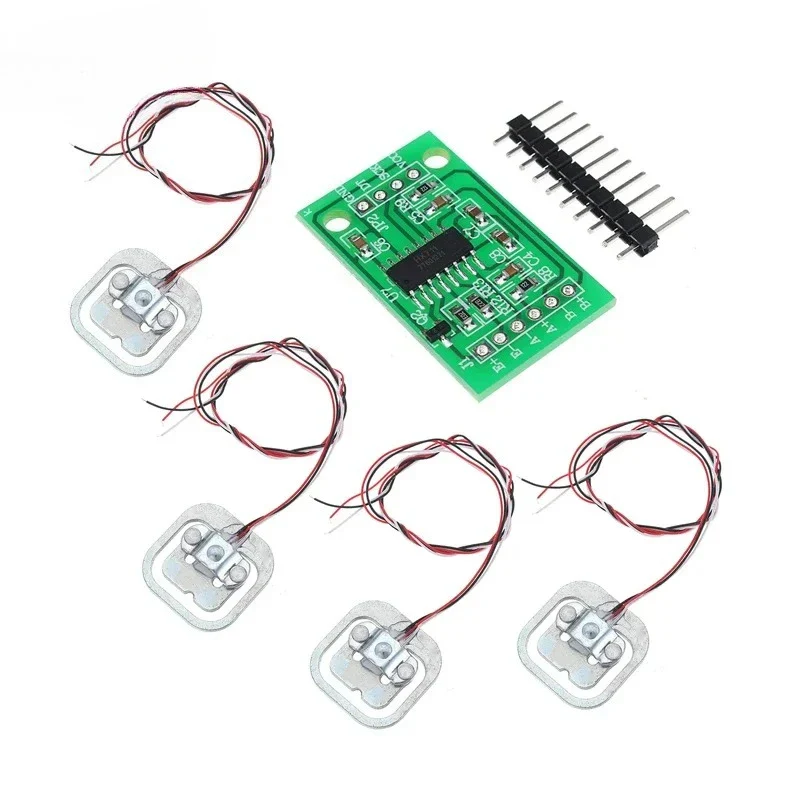 High Precision HX711 Load Cell Module with 4PCS 50kg Weight Sensors - DIY Electronic Scale Kit for Accurate Pressure Measurement - Image 4