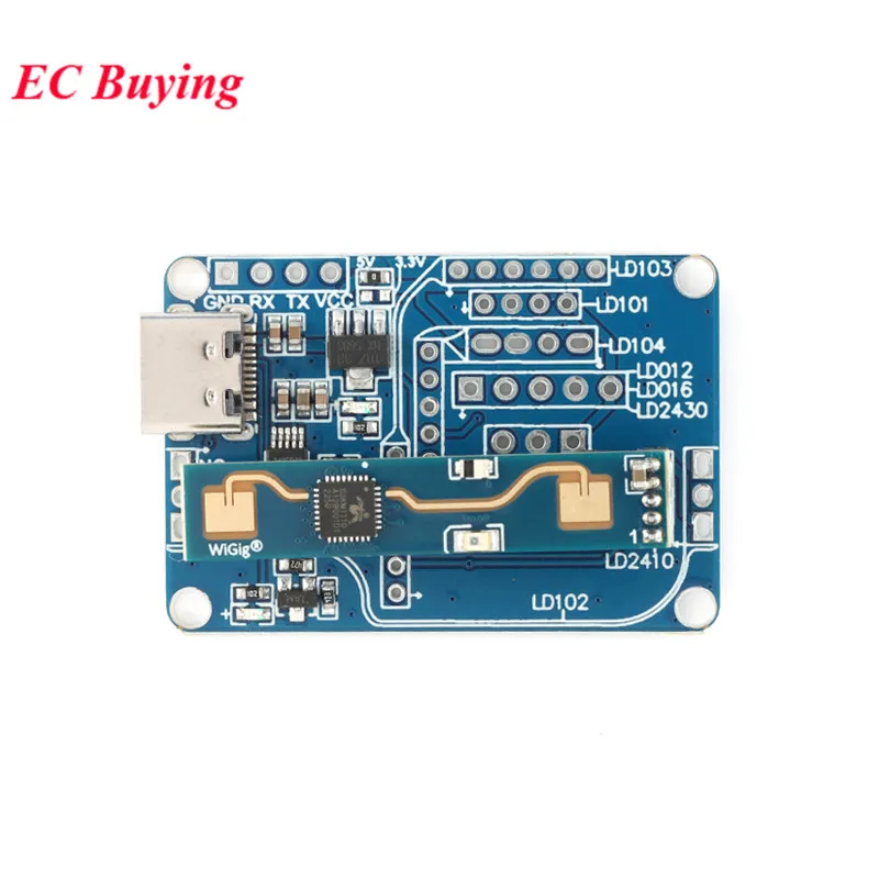 HLK-LD2410B Test Kit LD2410 FMCW 24G Smart Human Presence Status Sensing Radar Heartbeat Detection Sensor Module High Sensitivit - Image 2