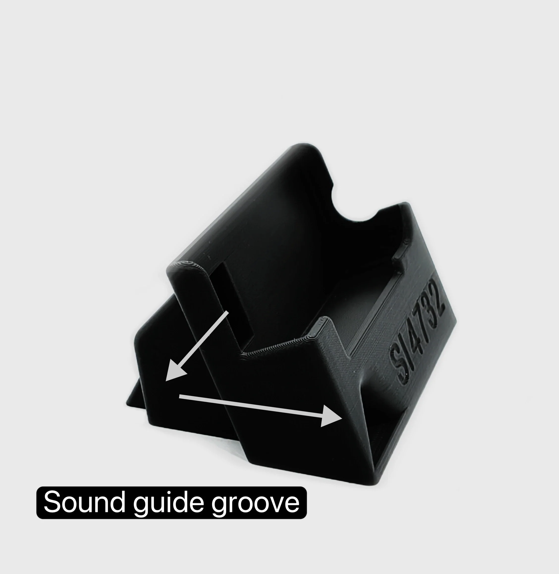 Holder for ATS MINI SI4732 DSP Radio with Built-in Sound Guide 3D Printed Material - Image 4