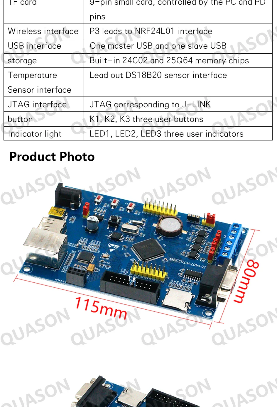 Industrial Control STM32F407VET6 Development Board RS485 Dual CAN Ethernet Networking STM32 - Image 6