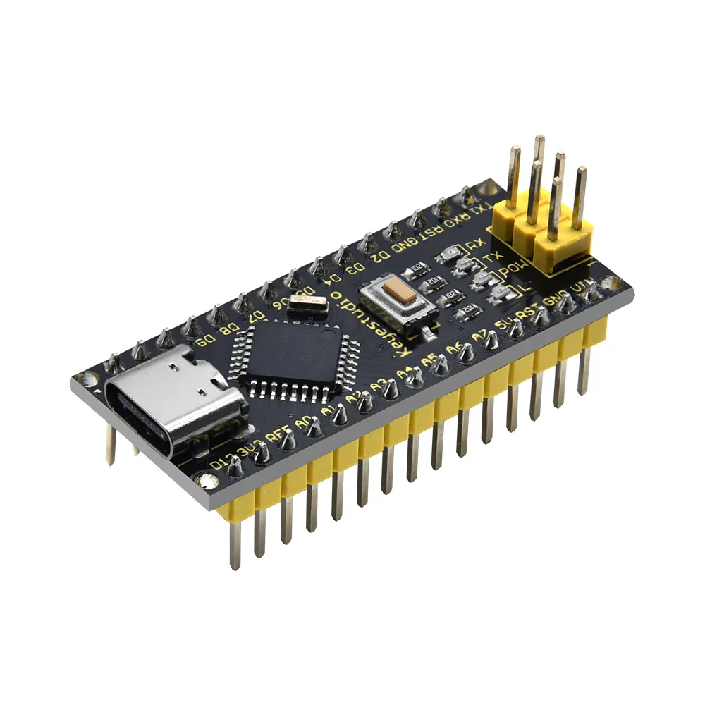 Keyestudio16MHz ATMEGA328P CH340 NANO Development Board With Bootloader+USBCable Compatible with Arduino NANO DIY Electronic Kit - Image 7