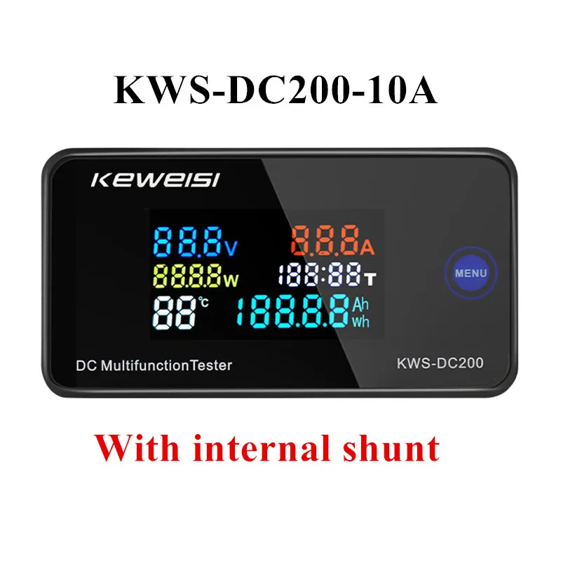 KWS DC-200 Voltmeter Ammeter DC 0-200V KWS Power Energy Meter LED Digital DC Wattmeter Electric Meter with Reset Function 0-100A - Image 8
