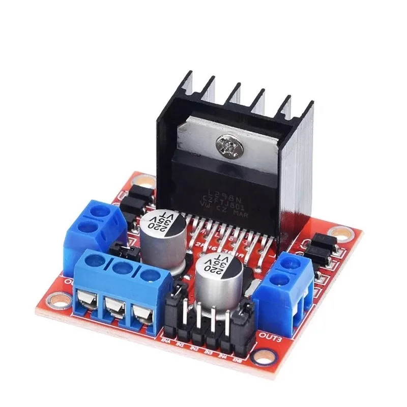L298N DC Motor Driver Module L298N Stepper Motor Smart Car Robot Breadboard Peltier High Power L298 DC Motor Driver for Arduino - Image 4