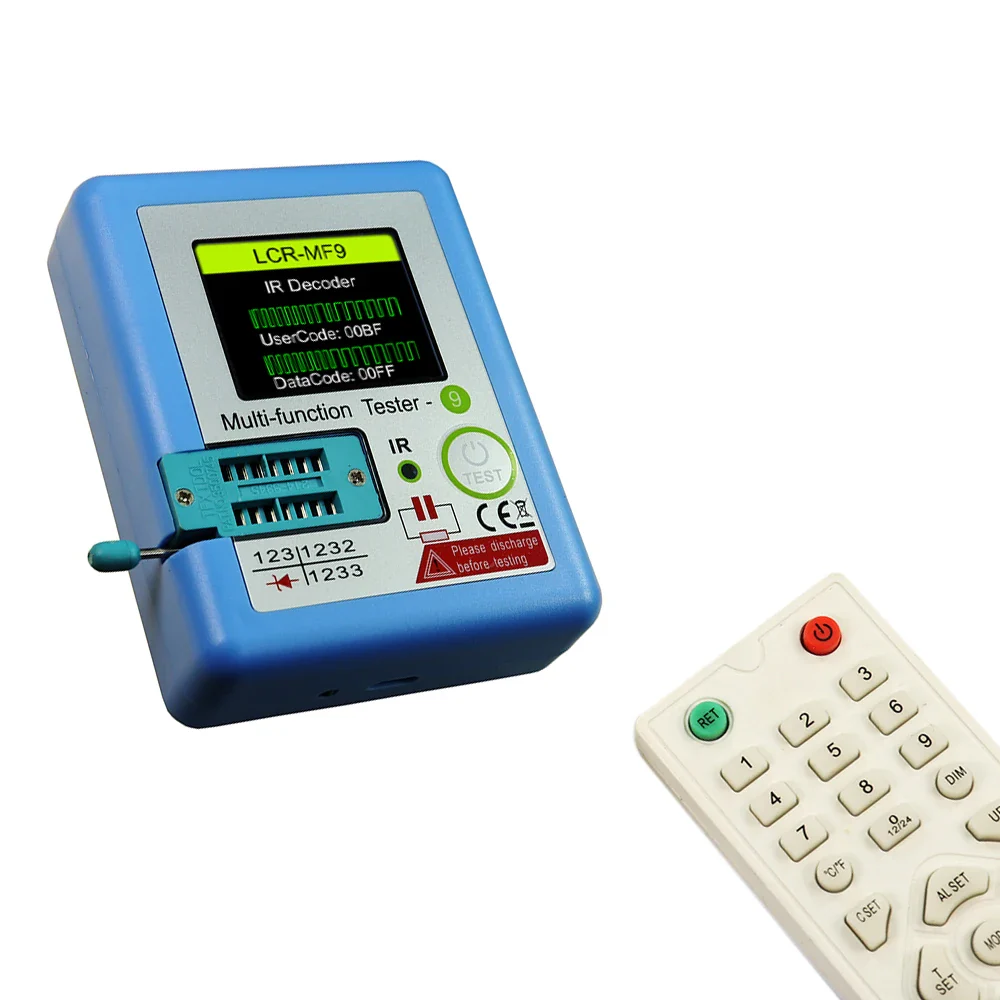 LCR-MF9 1.8" TFT LCD Display Multi-meter Transistor Tester Diode Triode Capacitor Resistor Test Meter MOSFET NPN PNP Triac MOS - Image 4