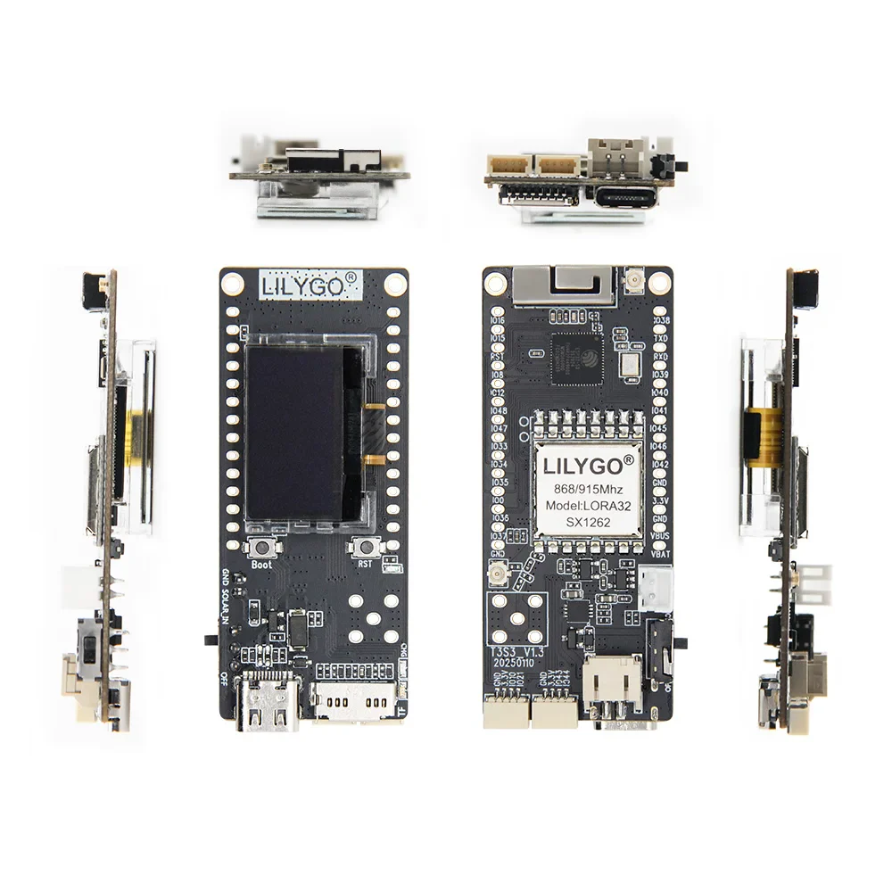 LILYGO® T3S3 ESP32-S3 Dev Board LoRa Module LR1121 SX1280 SX1262 SX1276 WiFi Bluetooth Display T3S3 MVSRS Voice Communication - Image 7