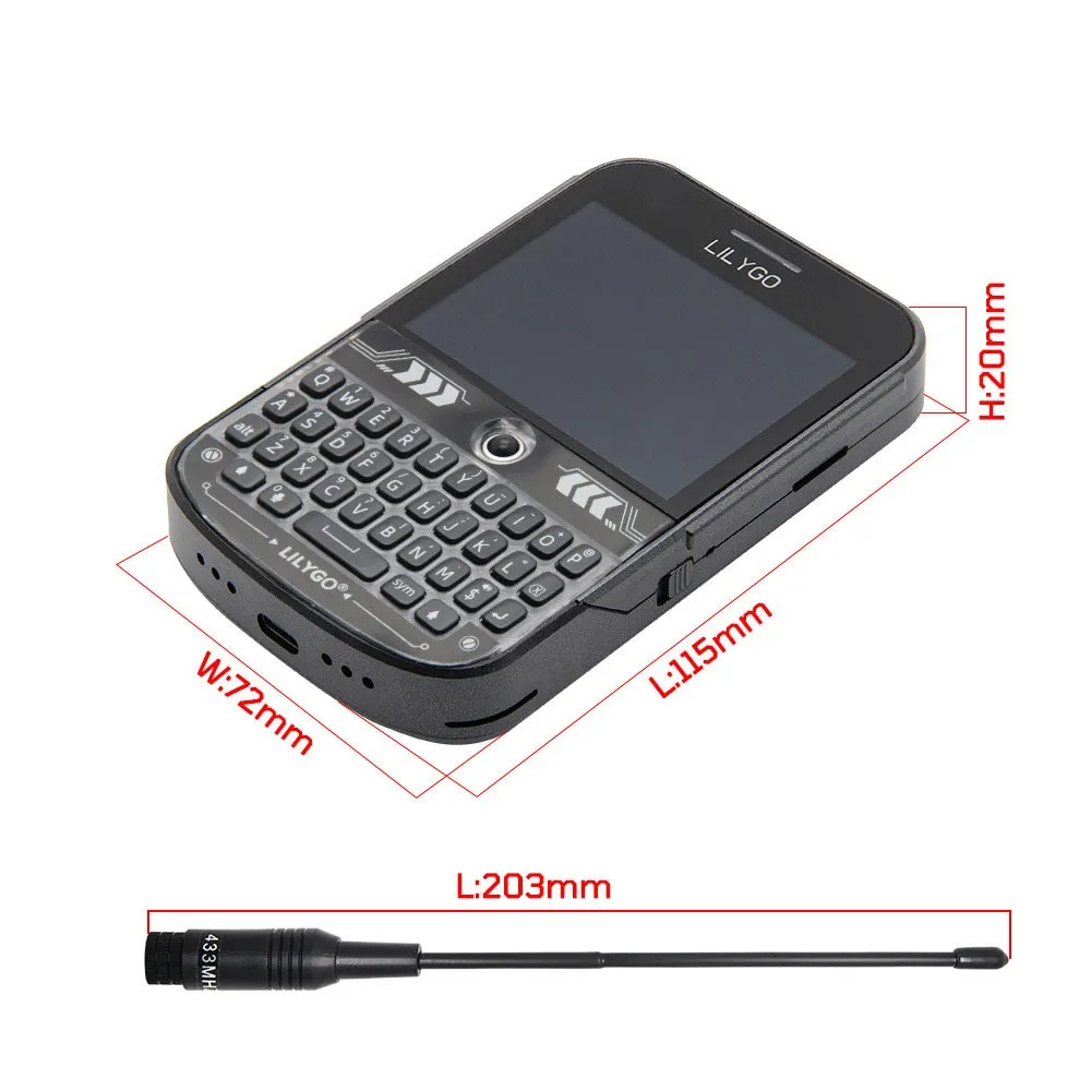 LILYGO T-Deck Plus 433MHz 868MHz 915MHz ESP32-S3 Development Board GPS Long Range Communication Module with External Antenna - Image 6