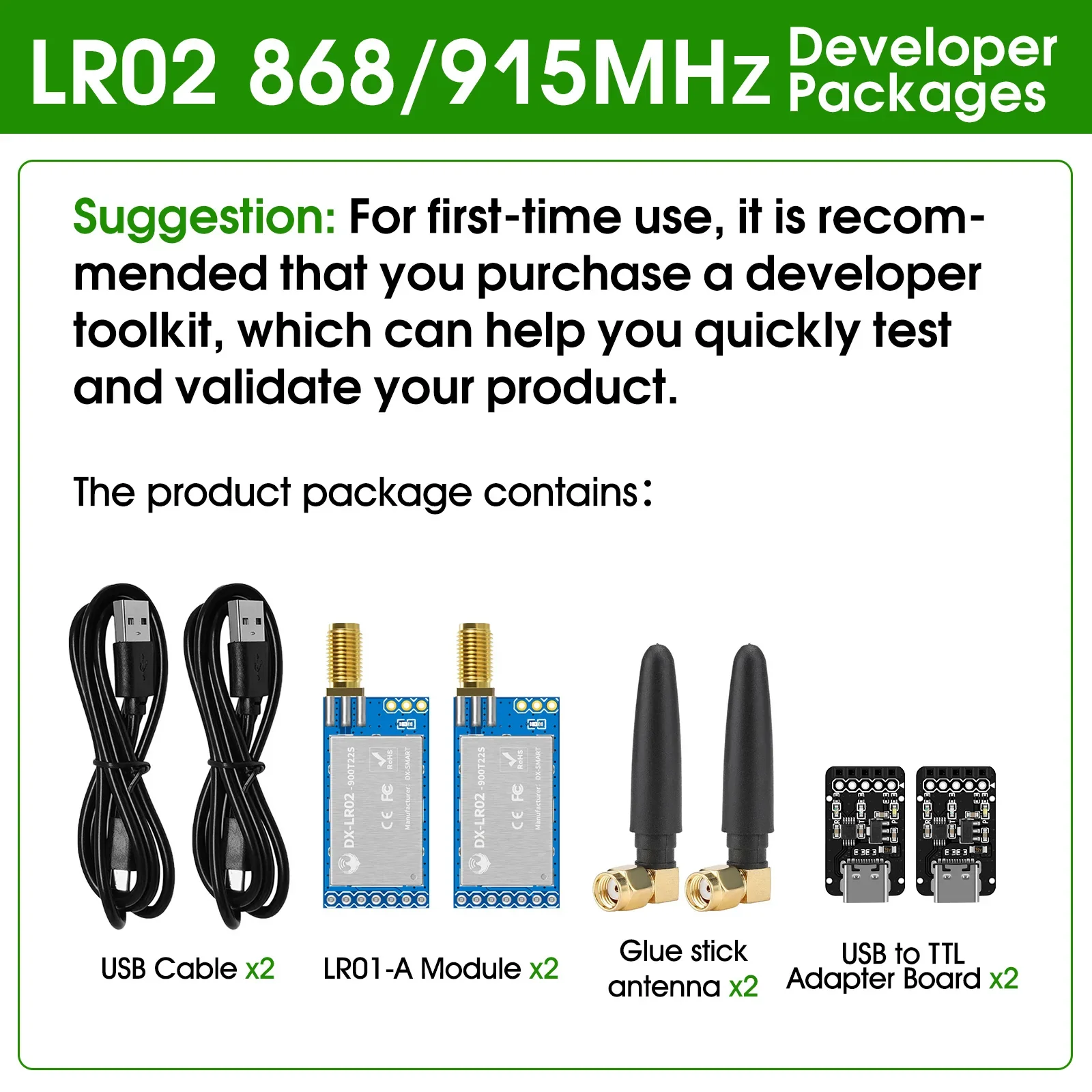 LoRa Module LRO2 Product Kit ASR6601 433M Wireless Long Range 8km Spread Spectrum Transmission DIP for Smart Meter Reading - Image 15