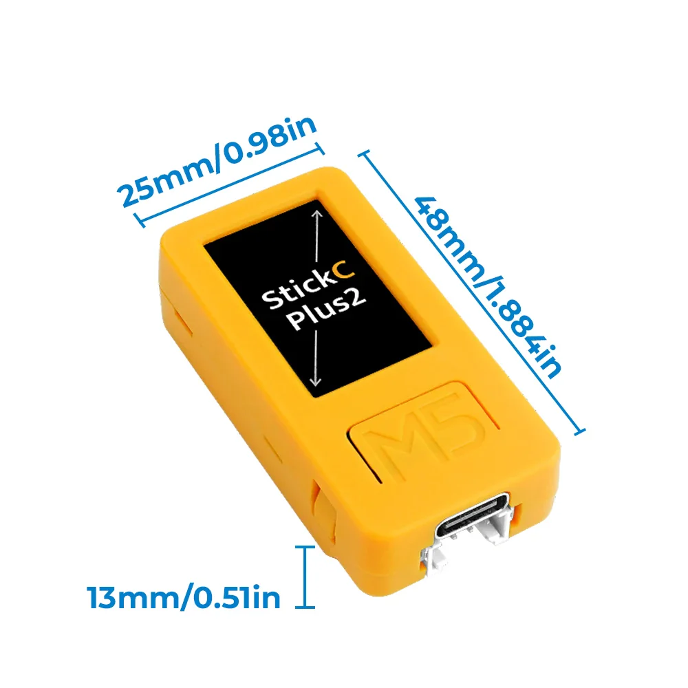 M5Stack M5StickC PLUS2 ESP32-PICO Mini IoT Development Kit IR and WiFi 1.14-inch TFTScreen IoT Controller - Image 4