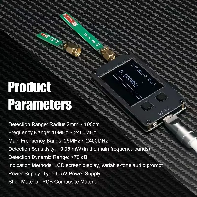 MAGICO High-Precision Signal Frequency Tester Tools F2400 Mobile Phones Earphones Bluetooth WiFi Wireless Signal Fault Detection - Image 6