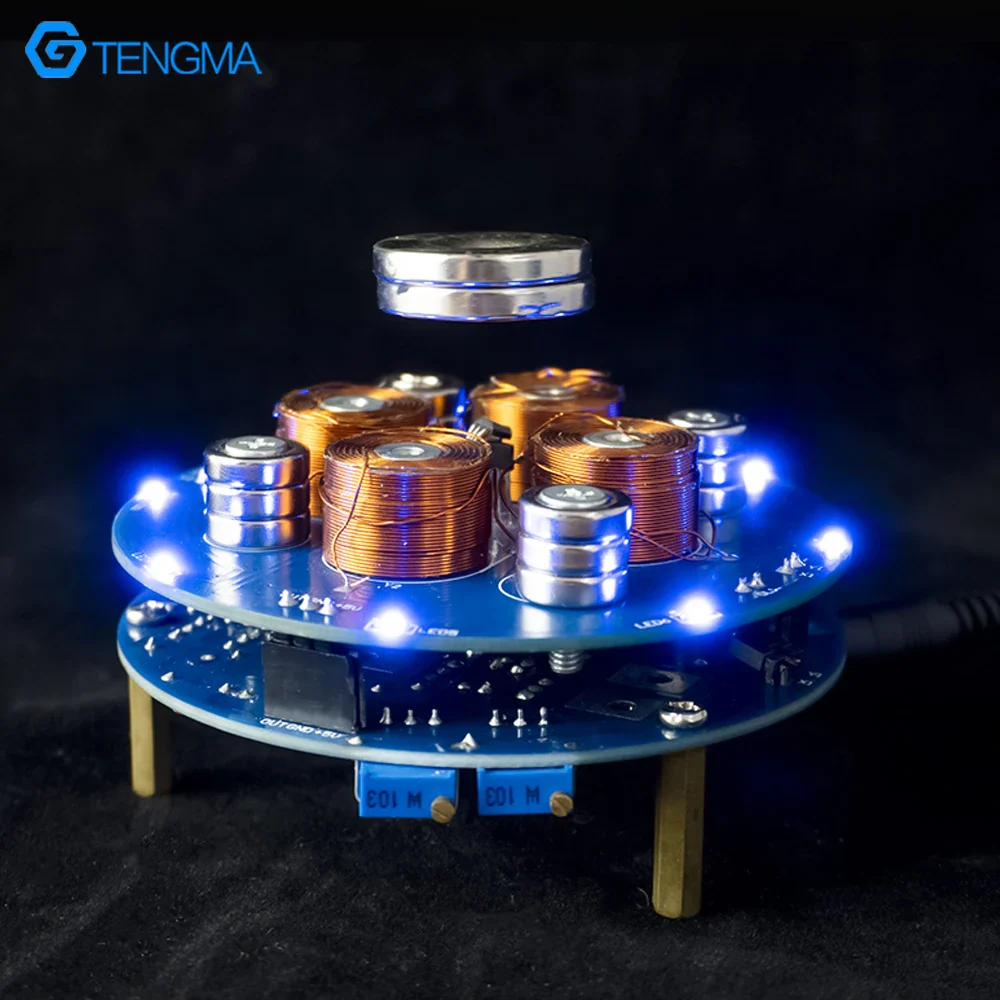 Magnetic Levitation DIY Electronic Small Fabrication Experiment Coil Push-Down Module Circuit Board Fabrication Welding Kit - Image 3