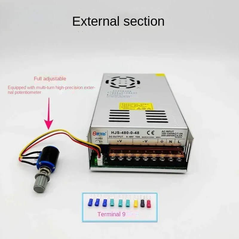 Manufacturer direct sales dual digital display 440W480W switch power supply 0-48V60V-80V-120V-160V-220V adjustable - Image 12