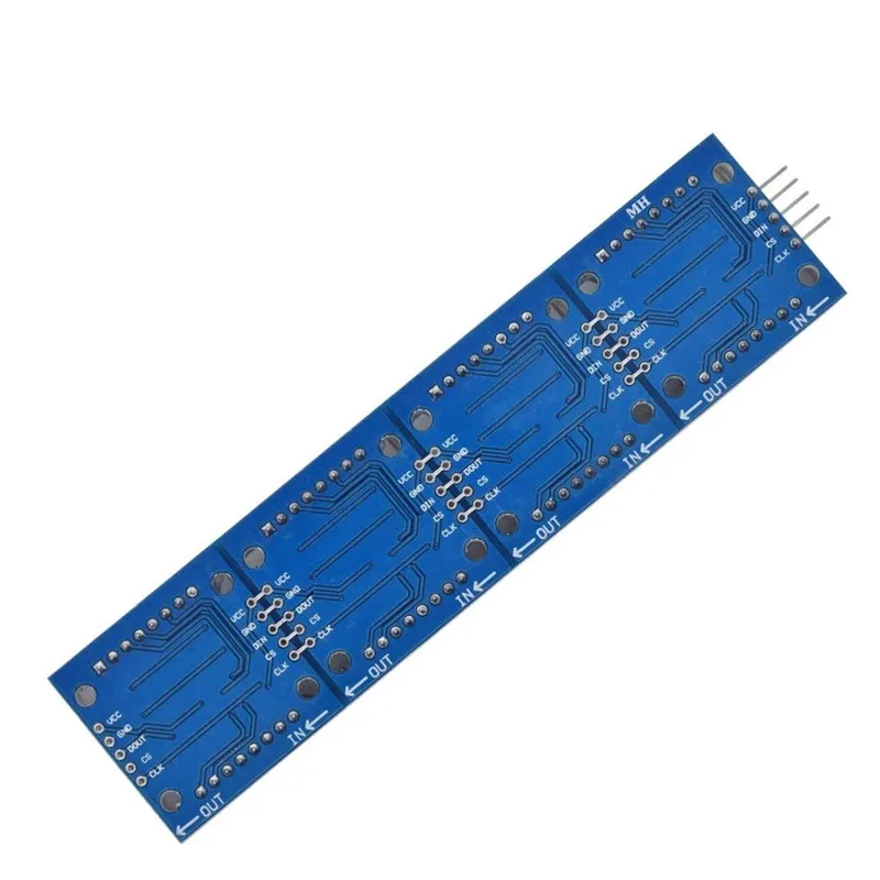 MAX7219 dot matrix module microcontroller module 4 in one display MAX7219 dot matrix module microcontroller module 4 in one disp - Image 2