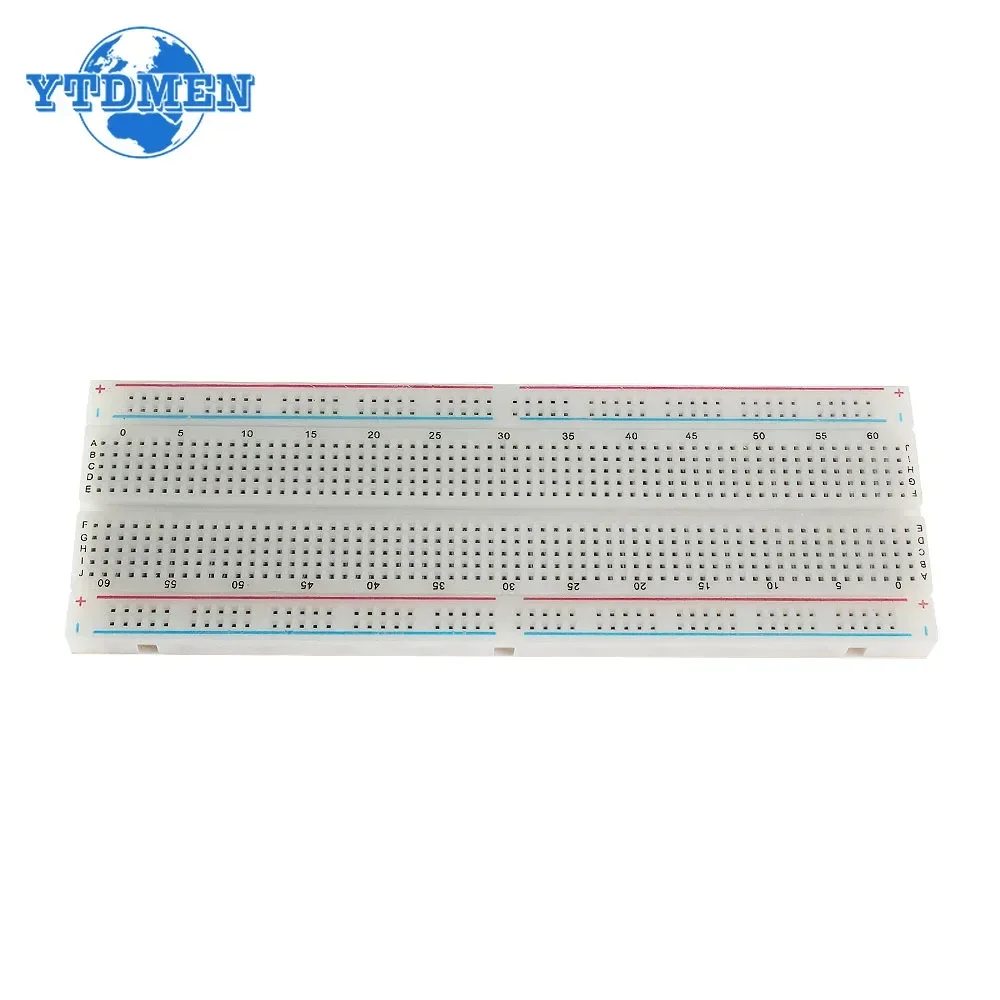 MB102 Breadboard Power Module 3.3V/5V MB-102 830 Points Prototype Bread Board +65pcs Jumper Wires DIY for Arduino Kit - Image 9
