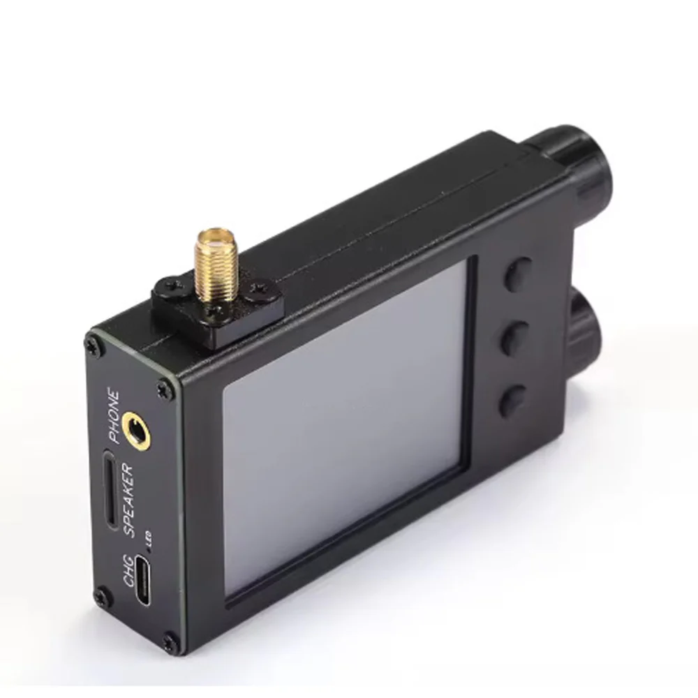 Mini Black Portable TEF6686 Full Band  FM/LW/MW/SW Radio Receiver  2.4" touch Screen - Image 4