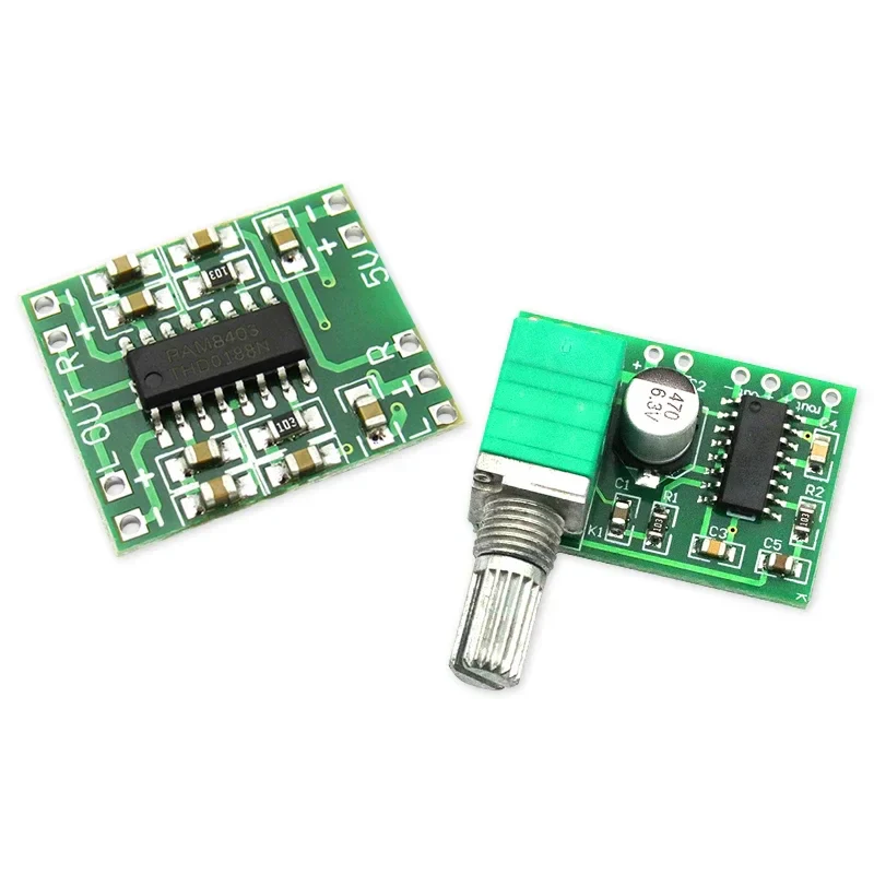Mini PAM8403 DC 5V Digital Small Power Amplifier Board Modulediy 2.5～5V USB Power Supply 2 * 3W Volume Control with Potentionmet - Image 4