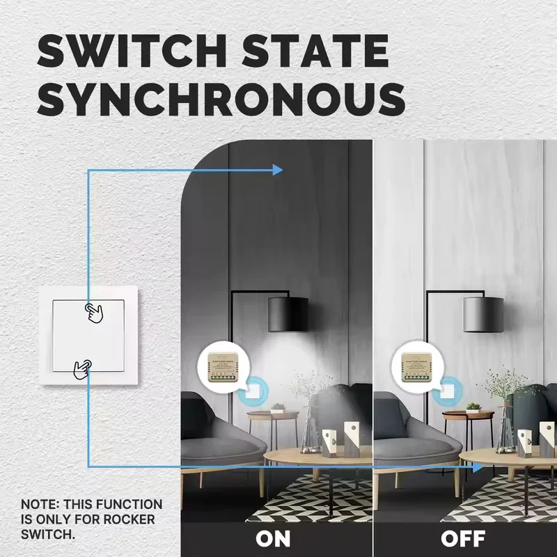 MOES Tuya Mini WiFi/Zigbee Smart Switch/Dimmer Module DIY Module Light Switch 1/2 Gang Remote Control Work Alexa Google Home - Image 5