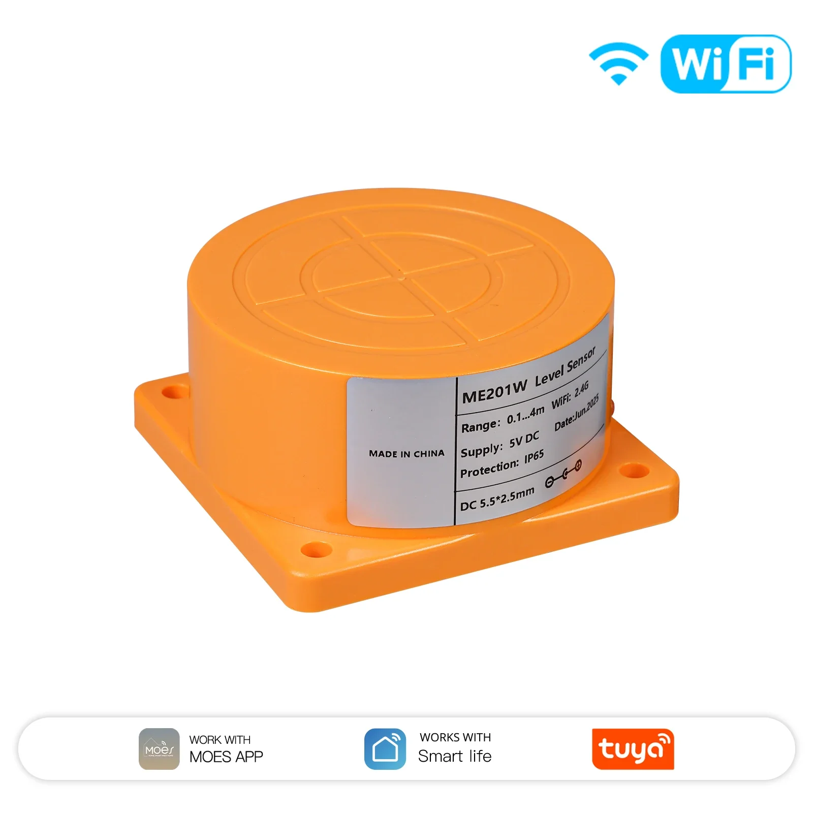 MOES Tuya WiFi/ZigBee Smart Water Level Sensor with APP Alarm Alert, Ultrasonic Tank Monitor, Remote Detector - Image 8