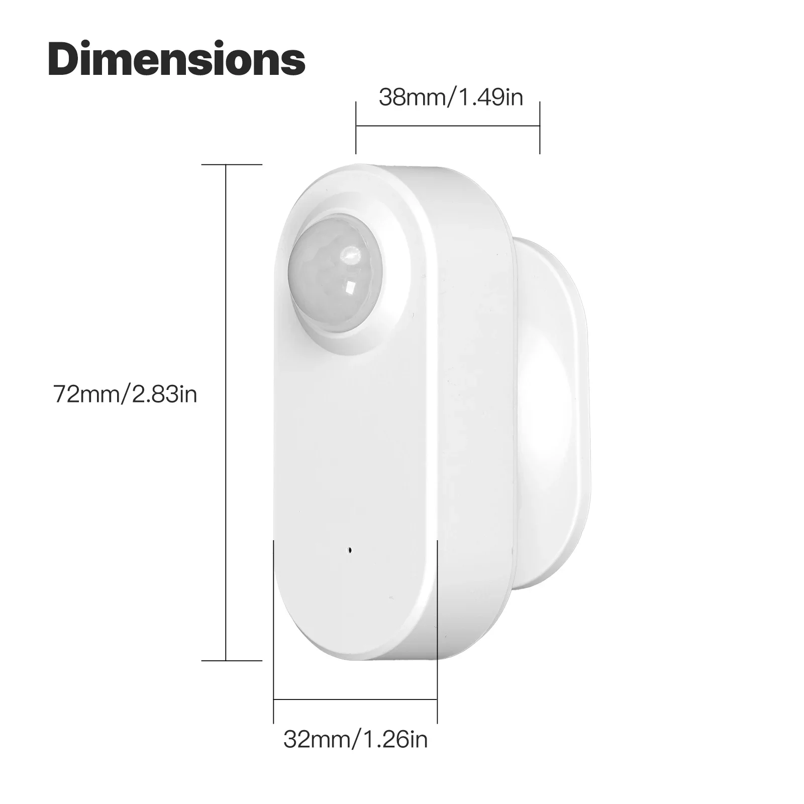 MOES Tuya ZigBee Smart Radar Sensor, 24GHz mmWave Human Presence Detection, Motion/Motionless, App Remote Monitoring - Image 6