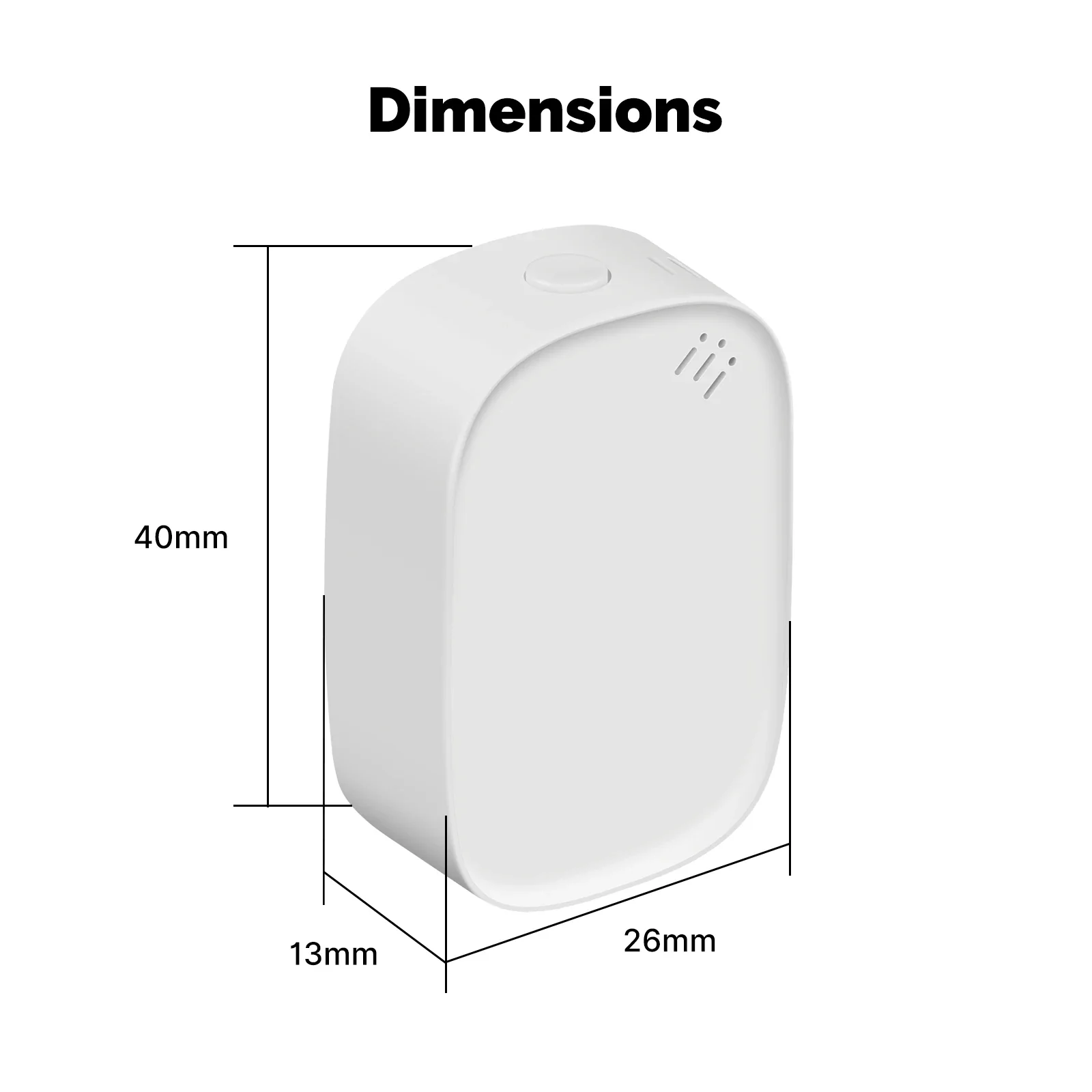 MOES Tuya Zigbee Smart Temperature Humidity Sensor Indoor Hygrometer APP Monitoring Works With Alexa Google Home Battery Powered - Image 6