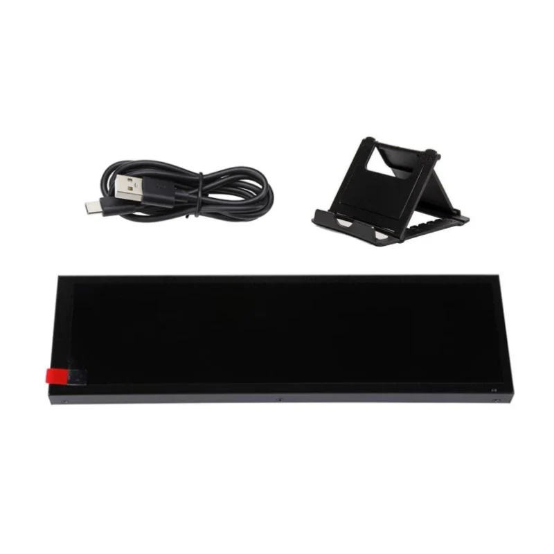 New 8.8 Inch USB Type-C Secondary Screen Long Strip LCD Display CPU GPU RAM Computer Monitor - Image 2