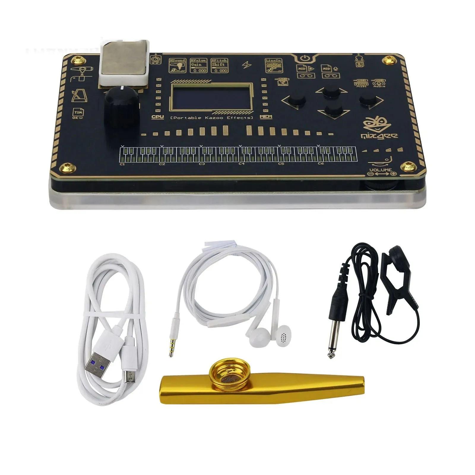 New Electric Card Zudi Effect Generator, Learning Free Instrument, Vocal Humming, Variable Sound Electric Guitar - Image 2