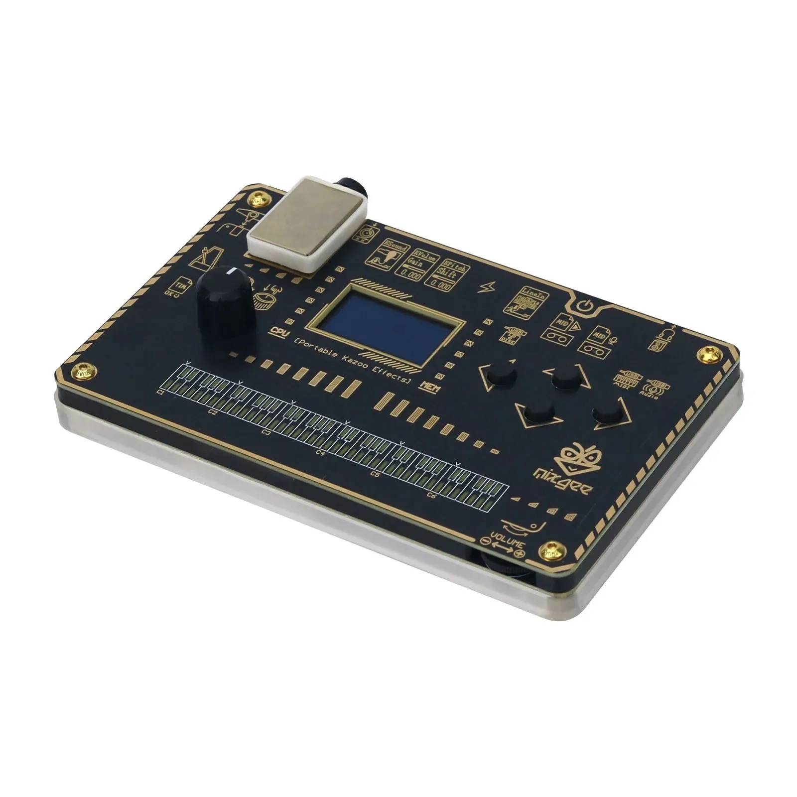 New Electric Card Zudi Effect Generator, Learning Free Instrument, Vocal Humming, Variable Sound Electric Guitar - Image 3