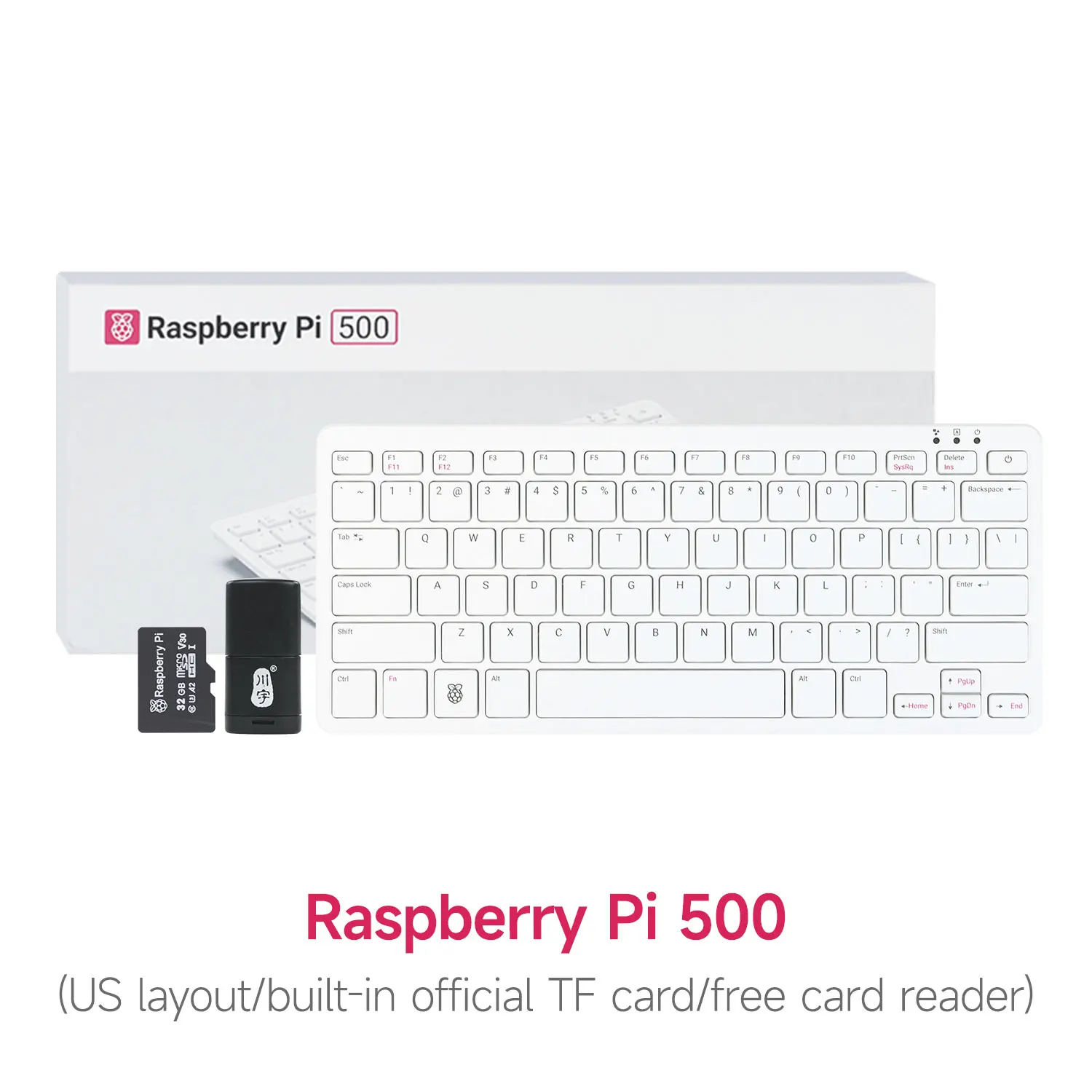 New Raspberry Pi 500 Official Keyboard Powerful Computer Kit Mainboard All in One Programming Built Into Quad-core Arm Processor - Image 7