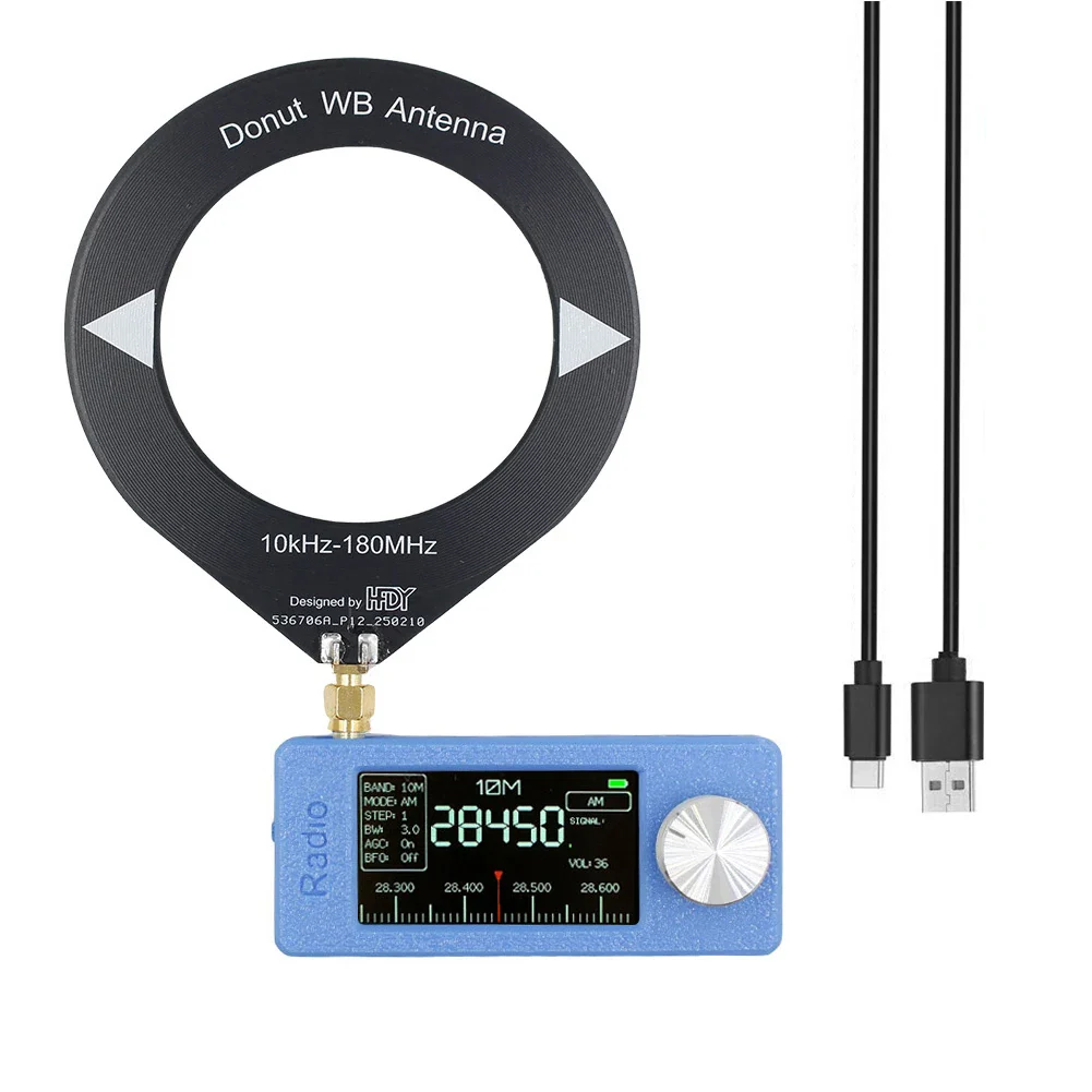New SI4732 0.5-108mhz Pocket Mini Radio LSB USB AM FM All Band Radio Receiver with Antenna FM/AM Radio HF SW MW VHF Radio - Image 11