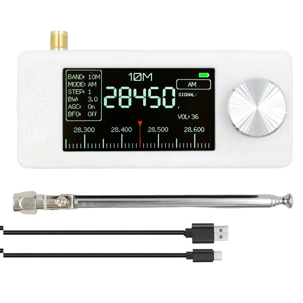 New SI4732 0.5-108mhz Pocket Mini Radio LSB USB AM FM All Band Radio Receiver with Antenna FM/AM Radio HF SW MW VHF Radio - Image 9
