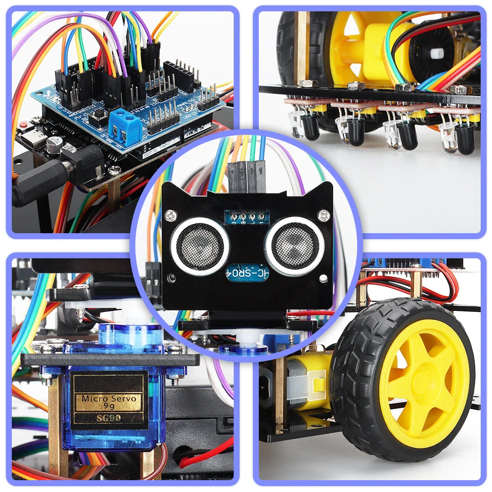 New Smart Robot Car Coding Kit for Arduino Programming Great Fun Education Learning Robotic Complete Automation Kit For Projects - Image 5