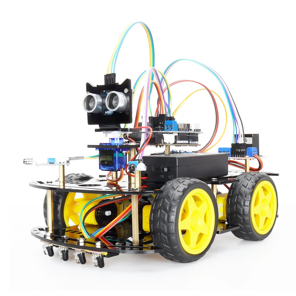 New Smart Robot Car Coding Kit for Arduino Programming Great Fun Education Learning Robotic Complete Automation Kit For Projects - Image 7