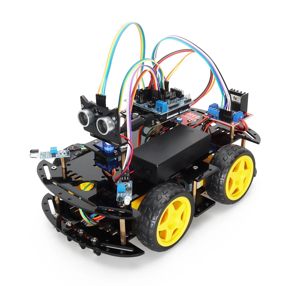 New Smart Robot Car Coding Kit for Arduino Programming Great Fun Education Learning Robotic Complete Automation Kit For Projects - Image 8