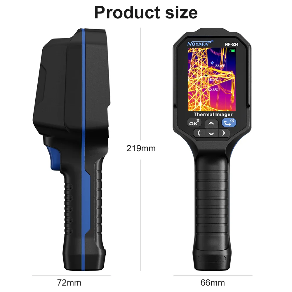 NOYAFA NF-524 Thermal Imaging Camera For Water Pipe Leak and Power Electrical 120*90 Handheld Infrared Thermal Imager - Image 3