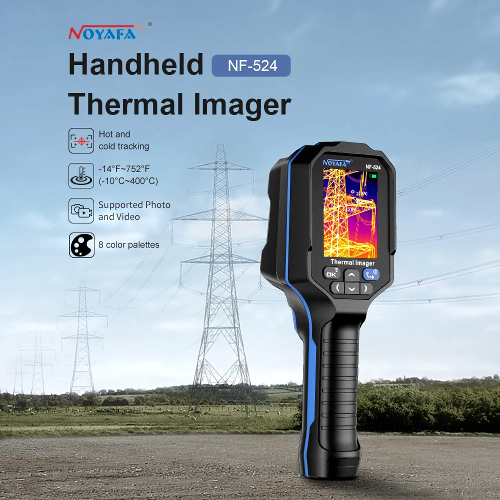 NOYAFA NF-524 Thermal Imaging Camera For Water Pipe Leak and Power Electrical 120*90 Handheld Infrared Thermal Imager - Image 5