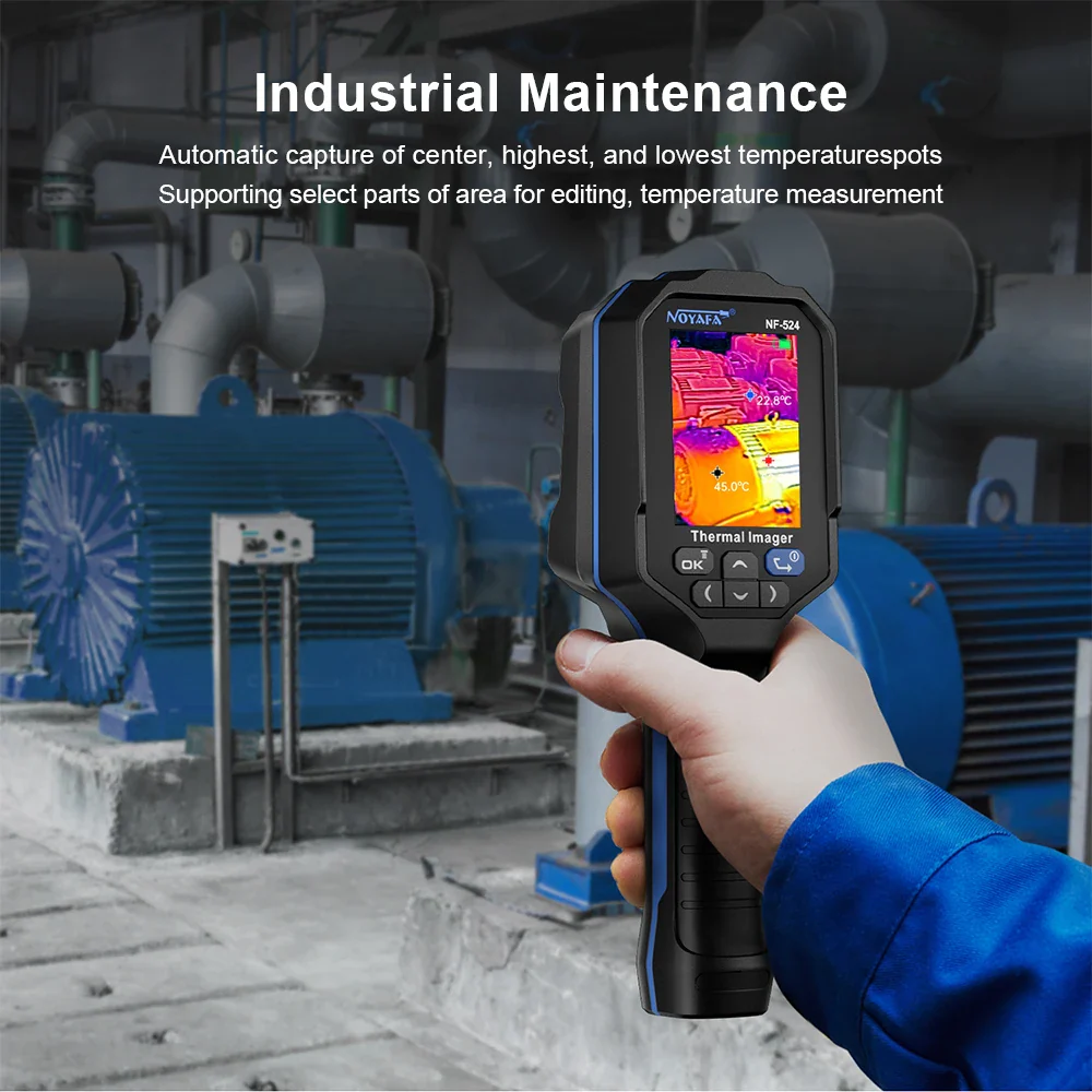 NOYAFA NF-524 Thermal Imaging Camera For Water Pipe Leak and Power Electrical 120*90 Handheld Infrared Thermal Imager - Image 6