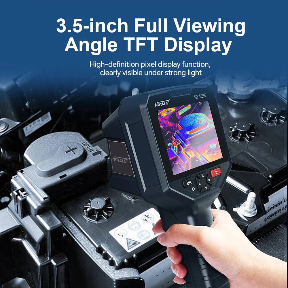 NOYAFA NF 526E Handheld Thermal Imaging Camera For Repaire Floor Heating Industrial Inspection 256 X 192 Infrared Thermal - Image 2