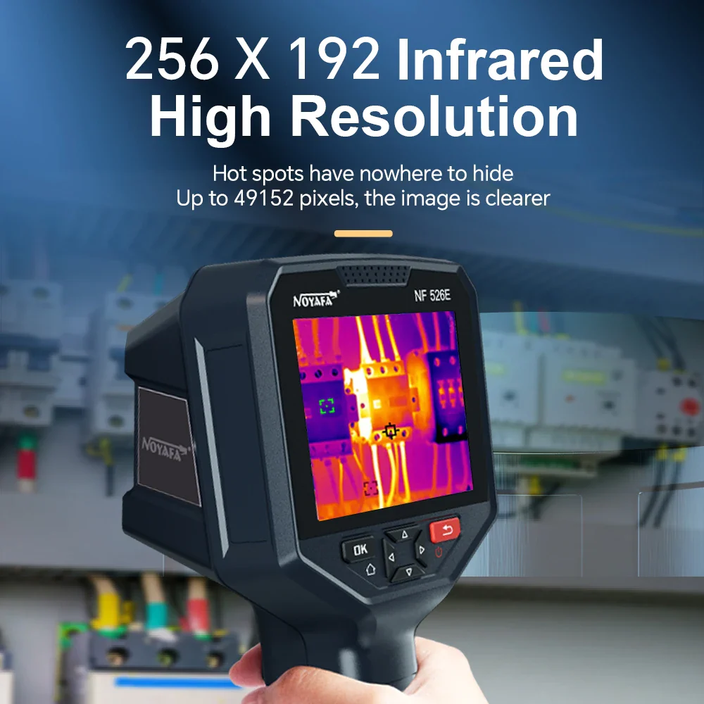 NOYAFA NF 526E Handheld Thermal Imaging Camera For Repaire Floor Heating Industrial Inspection 256 X 192 Infrared Thermal - Image 3