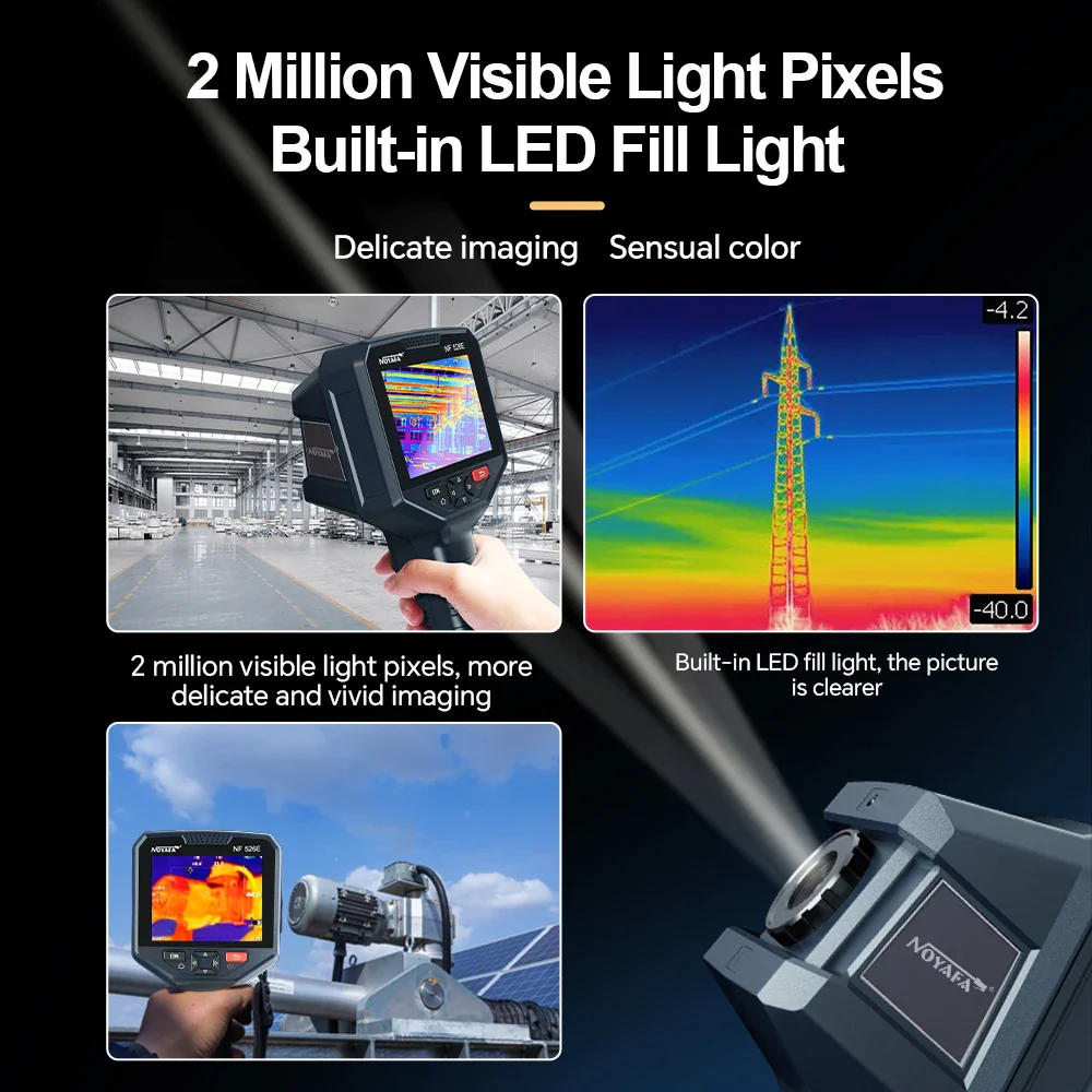 NOYAFA NF 526E Handheld Thermal Imaging Camera For Repaire Floor Heating Industrial Inspection 256 X 192 Infrared Thermal - Image 4