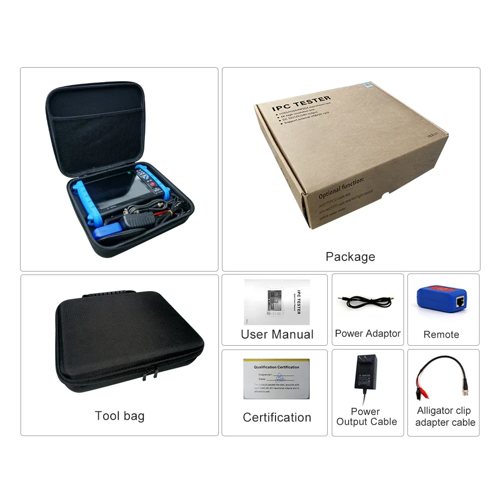 NOYAFA NF-722 ATCHS IPC CCTV Tester 7 Inch 4K Multi 8MP AHD CVI TV SDI Hdmi 1080P Input Out IP Camera Monitor Cftv IP Tester - Image 6