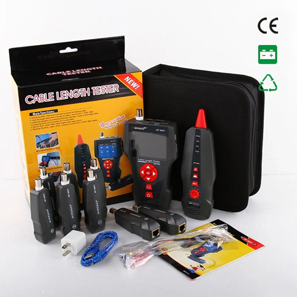NOYAFA NF-8601W  Network Cable Tester TDR Length Test Multipurpose Line Tracker With 8Pcs Remot Line Network Tracker - Image 7