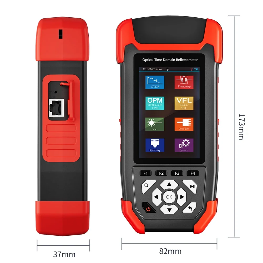 NOYAFA NF-981 OTDR Fiber Optic Fault Detector Optical Power Meter For OPM VFL OLS Event Map Ethernet Fiber 10m-60km Cable Tester - Image 5