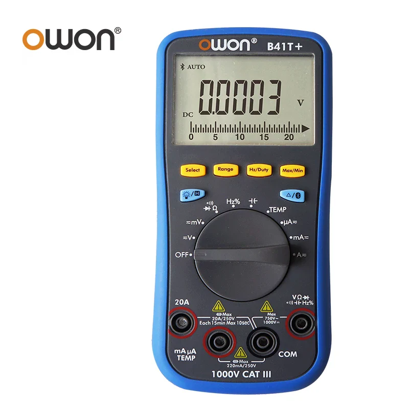 OWON B41T+ Bluetooth Digital Multimeter,Provide True RMS with Four and a Half Digits 3 in 1 Support for Offline Recording - Image 3