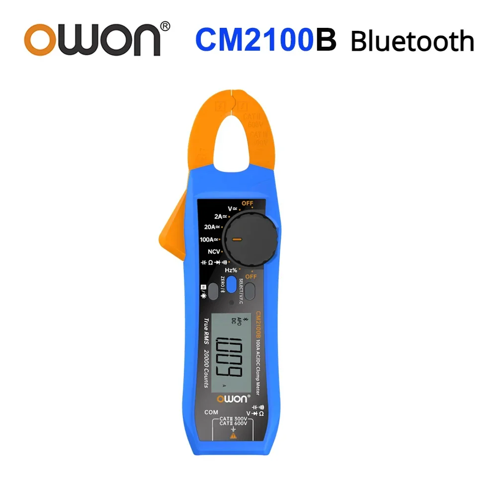 OWON CM2100 CM2100B Digital Multimeter High-Precision 20000 Count AC/DC Current Clamp Tester True RMS VFC Diode Portable Ammeter - Image 8