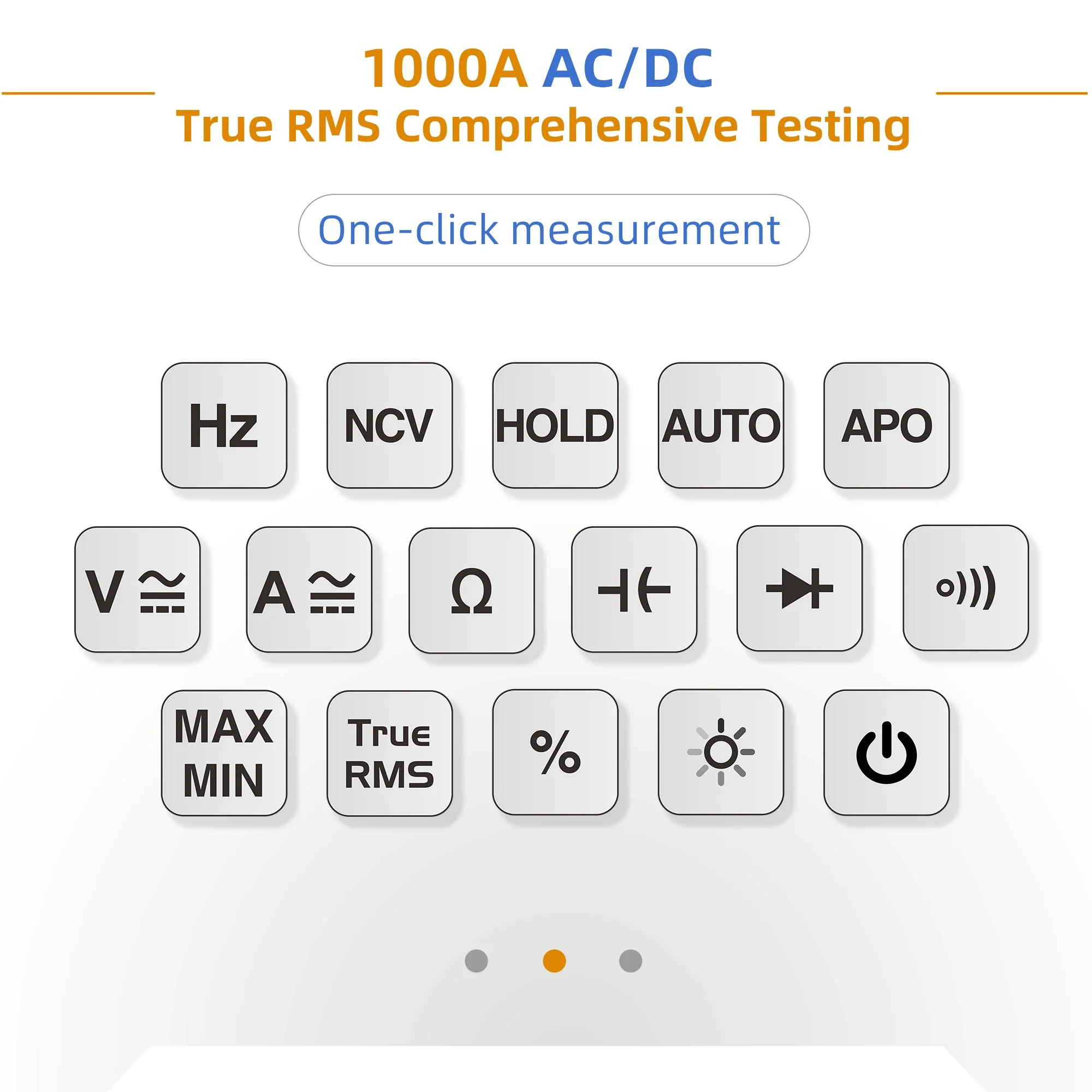 Owon CMS101 3 in 1 1000A AC/DC Clamp Meter+ Oscilloscope Bluetooth Recorder Function 18650 Lithium Battery NCV Digital Multimet - Image 2
