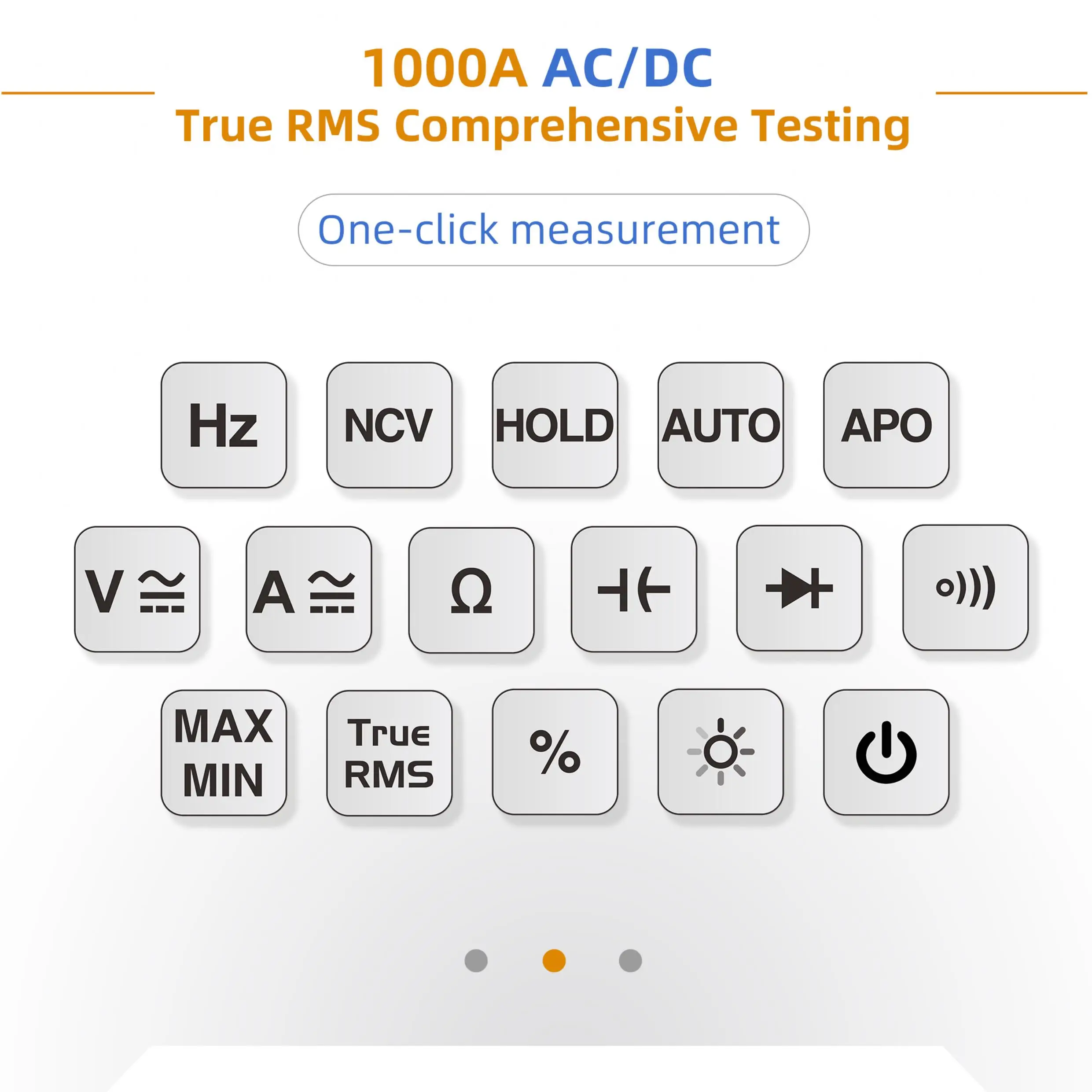 Owon CMS101 3 in 1 1000A AC/DC Clamp Meter+ Oscilloscope Bluetooth Recorder Function 18650 Lithium Battery NCV Digital Multimet - Image 7